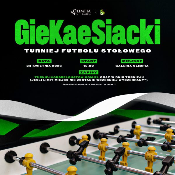 Turniej piłkarzyków GieKaeSiacki Galeria Olimpia Bełchatów 24 kwietnia 2026