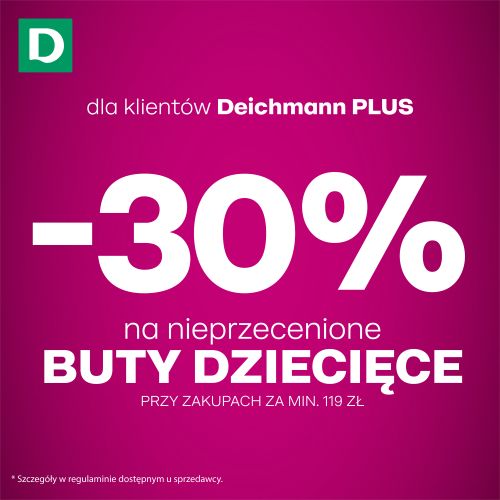 buty dziecięce Deichmann promocja minus 30 procent Galeria Olimpia Bełchatów