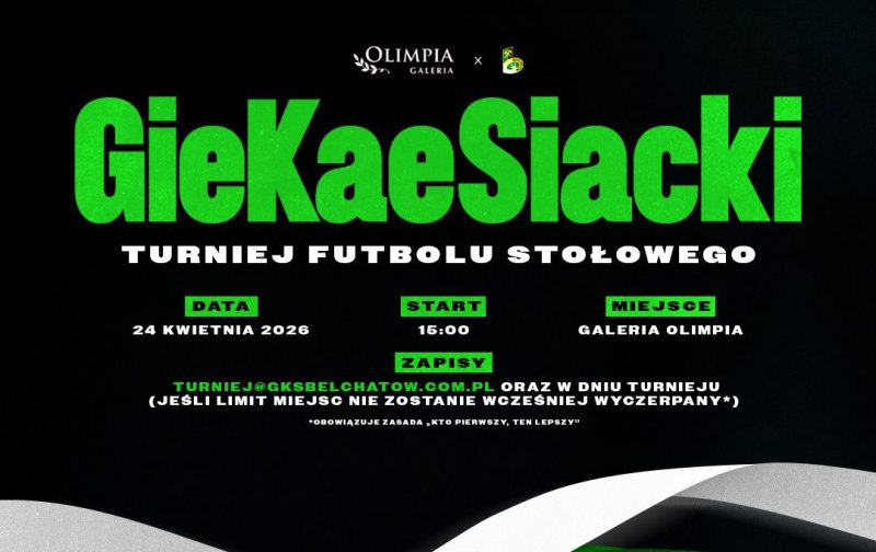 Turniej piłkarzyków GieKaeSiacki Galeria Olimpia Bełchatów 24 kwietnia 2026