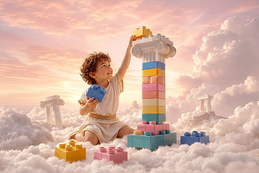 Klocki LEGO w Galerii Olimpia Bełchatów