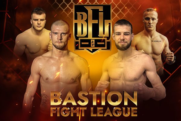Ceremonia ważenia zawodników Bastion Fight League w Galerii Olimpia w Bełchatowie