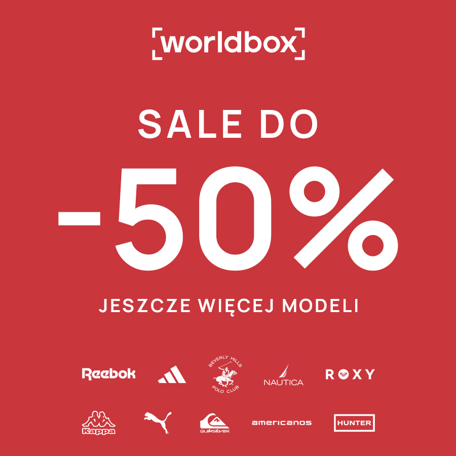 SALE do -50% w Worldbox Galeria Olimpia
