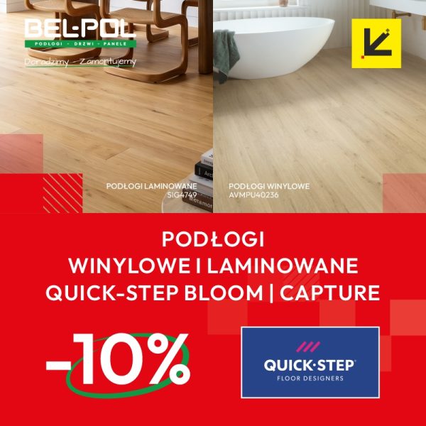 EL-POL podłogi Quick-Step Bloom i Capture -10% w Galerii Olimpia