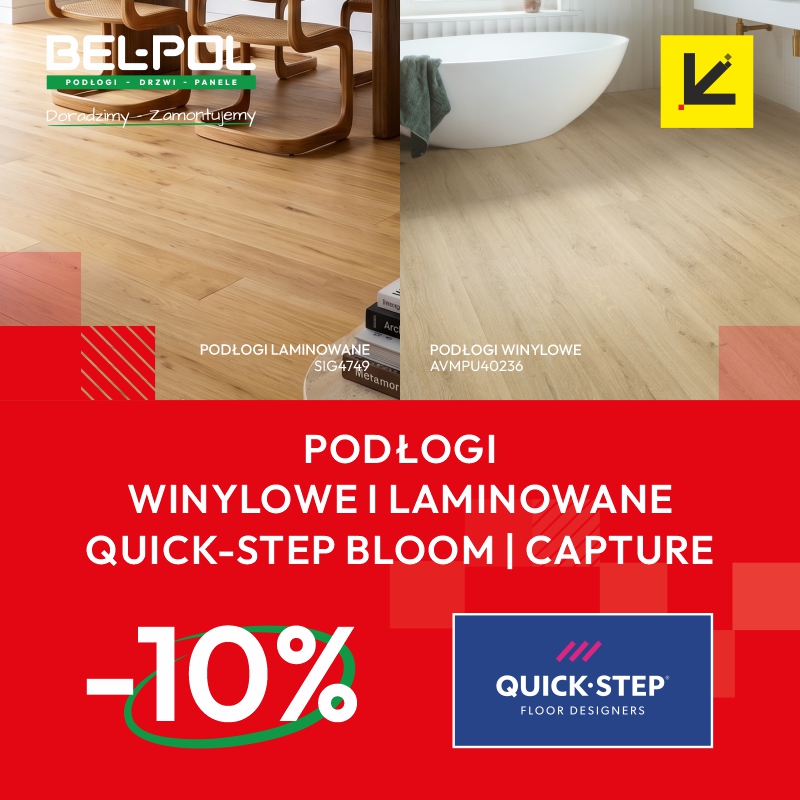 EL-POL podłogi Quick-Step Bloom i Capture -10% w Galerii Olimpia