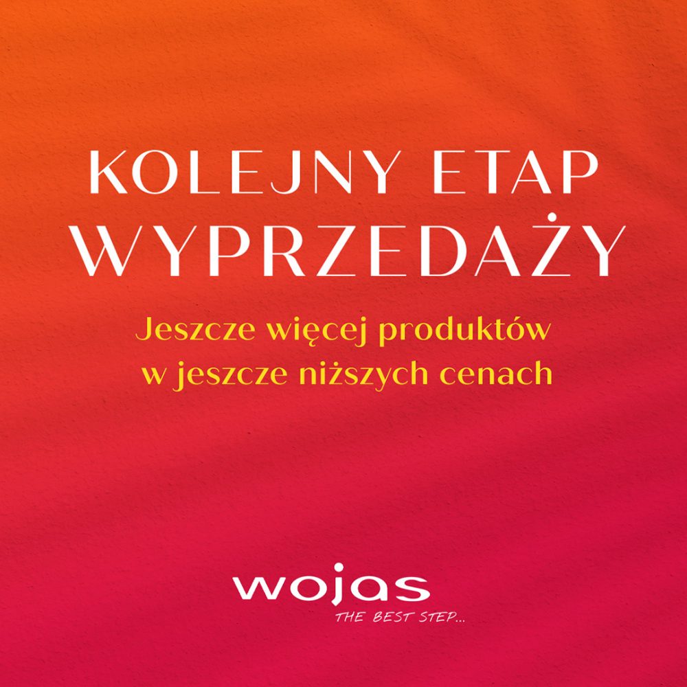 Wojas w Galerii Olimpia – kolejny etap wyprzedaży i jeszcze niższe ceny na wybrane produkty.