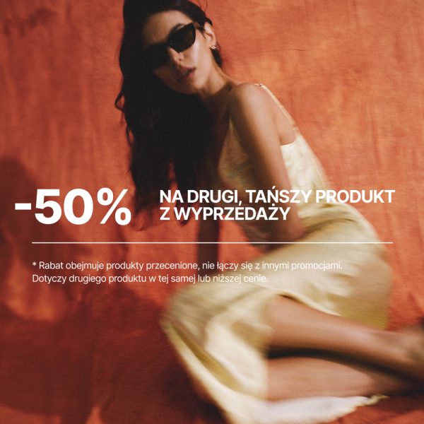 Promocja Diverse – -50% na drugi, tańszy produkt z wyprzedaży.