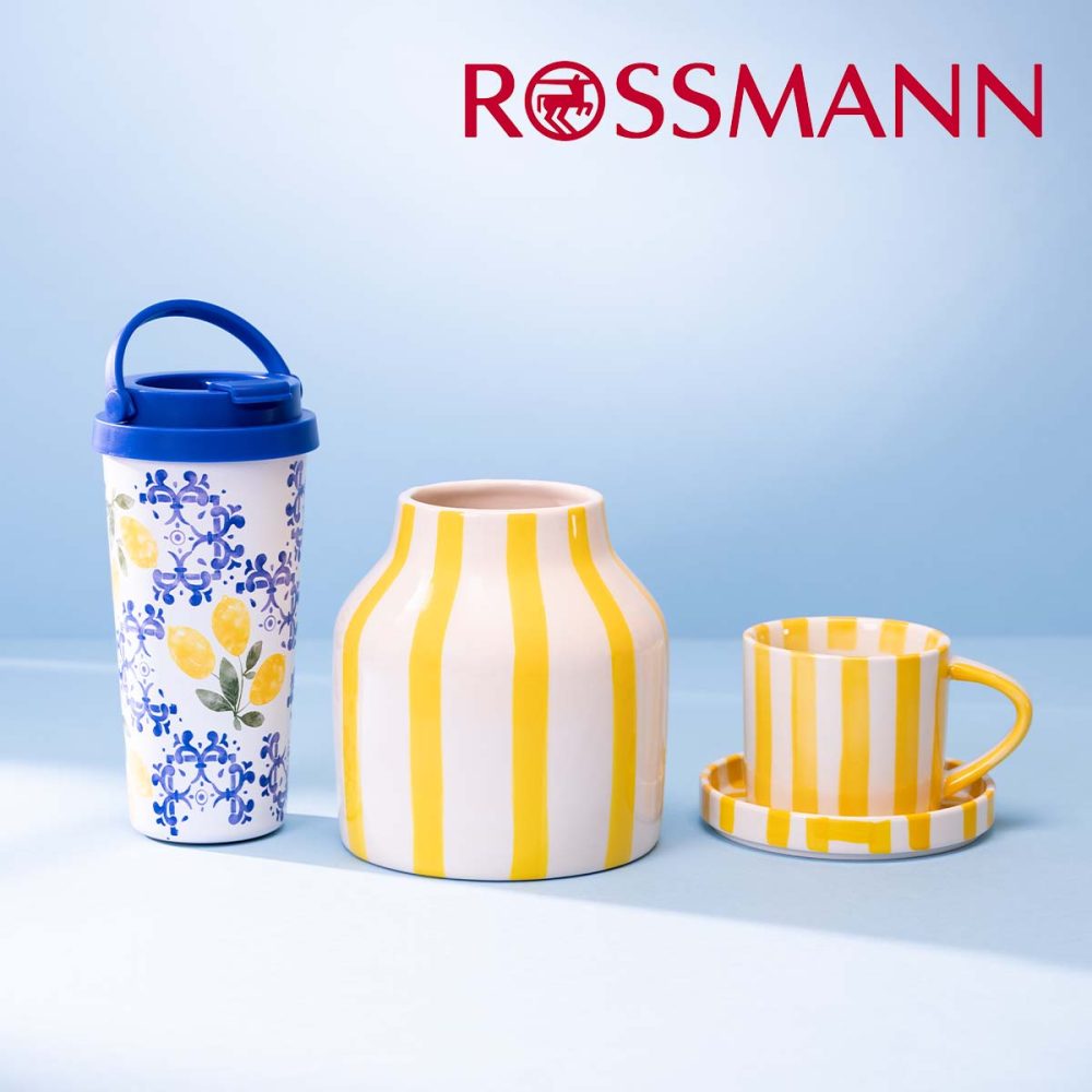Rossmann w Galerii Olimpia – letnia kolekcja kuchennych akcesoriów i naczyń ELOY w śródziemnomorskim stylu.