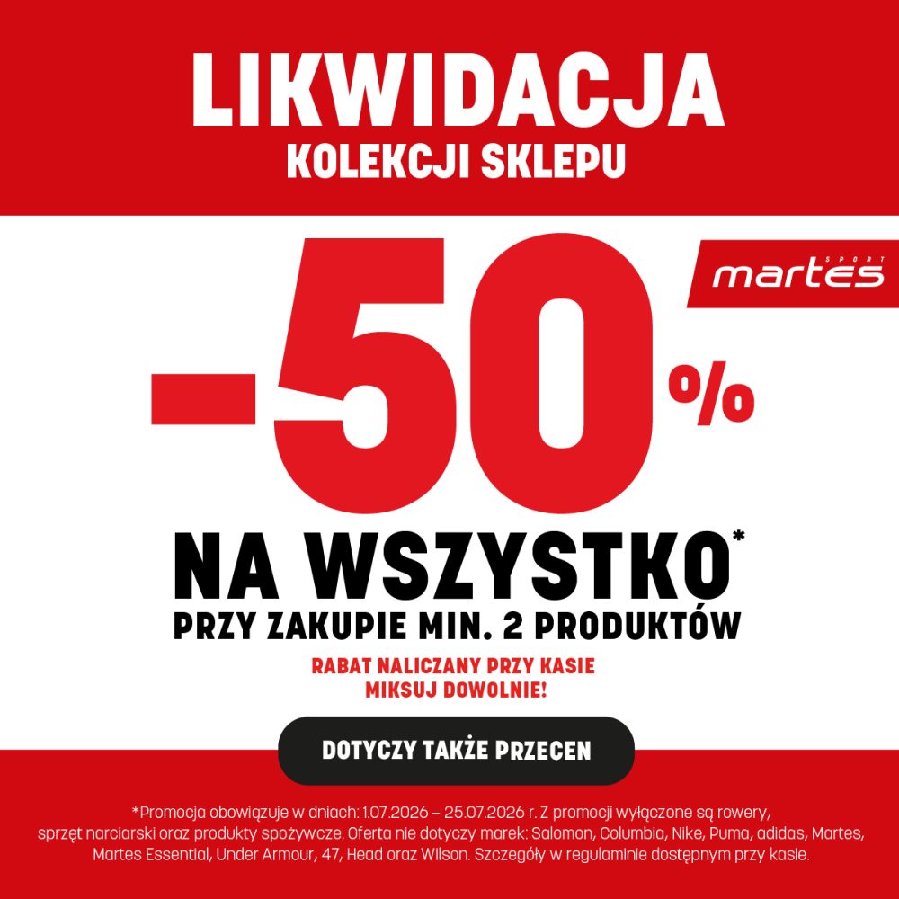 likwidacja kolekcji Martes Sport