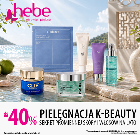 Promocja Hebe na pielęgnację K-Beauty do -40% na wybrane kosmetyki