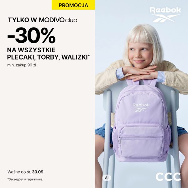 CCC w Galerii Olimpia – promocja -30% na plecaki, torby i walizki dla członków MODIVOclub.