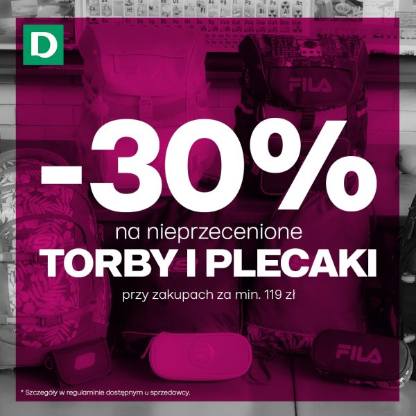 Deichmann -30% na torby i plecaki