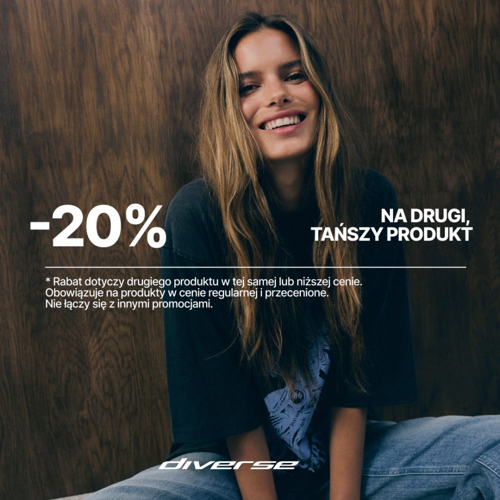 Diverse -20% na drugi produkt