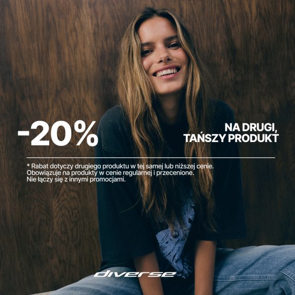Diverse -20% na drugi produkt
