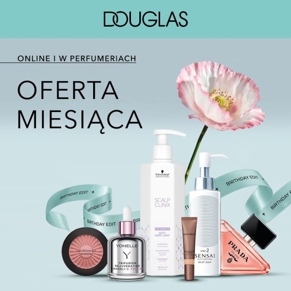 Douglas w Galerii Olimpia - Oferta Miesiąca online i w perfumeriach na wybrane kosmetyki, zapachy i produkty pielęgnacyjne.