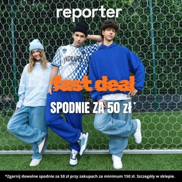 Spodnie REPORTER za 50 zł | Galeria Olimpia