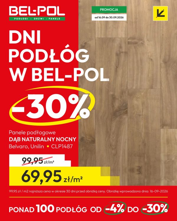 Dni Podłóg w Bel-Pol – do -30% | Galeria Olimpia