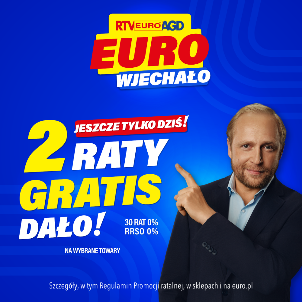 2 raty gratis w RTV EURO AGD | Galeria Olimpia