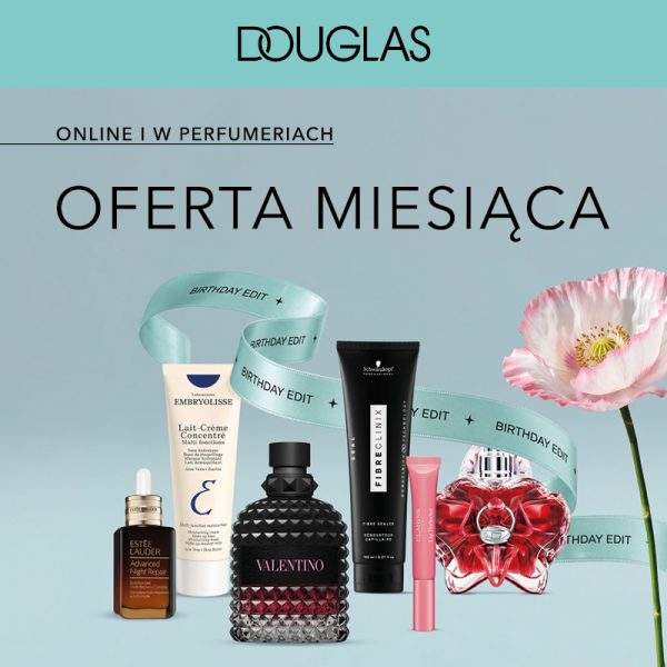 Oferta Miesiąca DOUGLAS w Galerii Olimpia Bełchatów – październikowe promocje na perfumy, kosmetyki i pielęgnację marek premium do 26.10.2026.